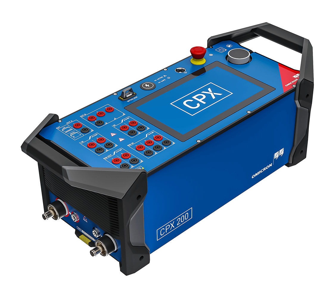 OMICRON CPX 200 – multifunctional testing device for commissioning, maintenance and condition assessments of medium and high voltage assets.